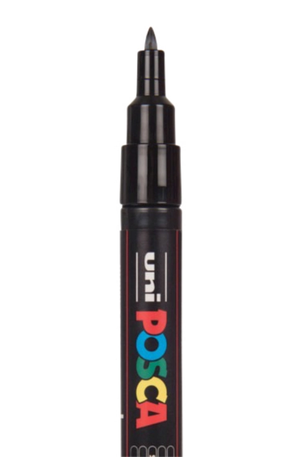 Een Verfstift Posca PC1MC extra fijn strogeel koop je bij QuickOffice BV