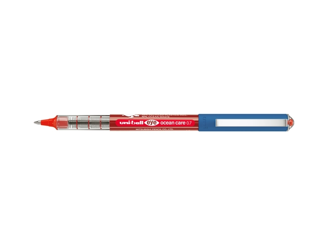 Een Rollerpen Uni-ball Eye Ocean Care medium rood koop je bij MV Kantoortechniek B.V.