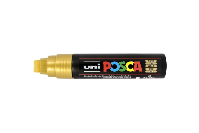 Een Verfstift Posca PC17K extra breed rechthoek goud koop je bij Alles voor uw kantoor