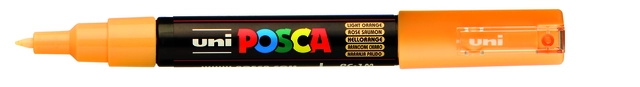 Een Verfstift Posca PC1MC extra fijn zalmroze koop je bij Klik Office BV