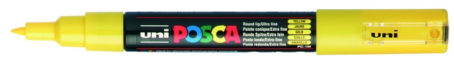 Verfstift Posca PC1MC extra fijn geel