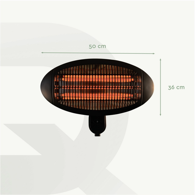 Buy your Terrasverwarmer BRASQ PHW100 hangend elektrisch at QuickOffice BV