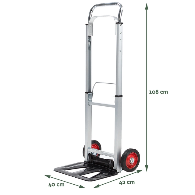 Een Steekwagen BRASQ stalen plateau 90 kg koop je bij MegaOffice