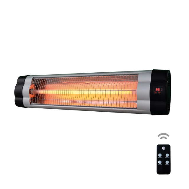 Een Terrasverwarmer BRASQ PHW200 hangend elektrisch met afstandbediening koop je bij De Angelot