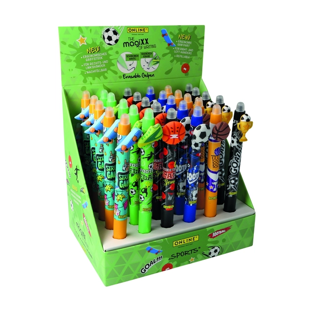 Een Gelschrijver Online Magixx Fun Sports 0.7mm assorti koop je bij NiceSupplies.nl