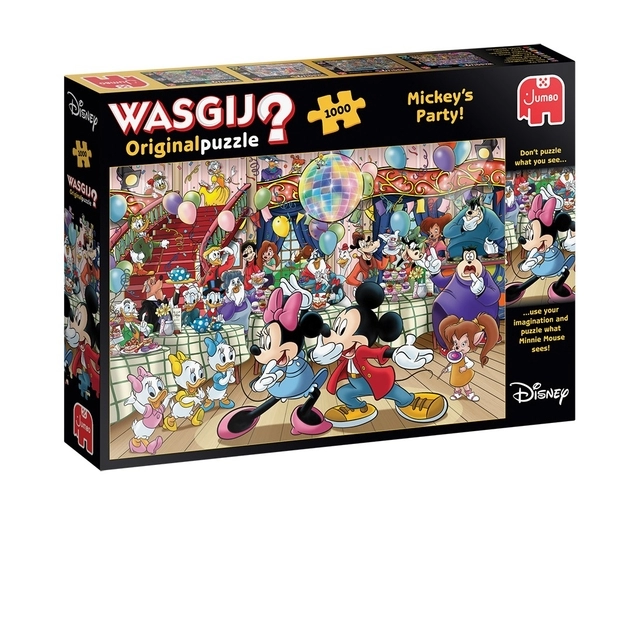 Een Wasgij Original Mickey's Party 1000 st koop je bij MV Kantoortechniek B.V.