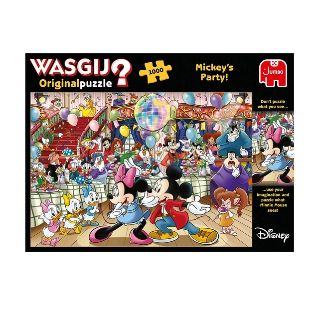 Een Wasgij Original Mickey's Party 1000 st koop je bij Goedkope Kantoorbenodigdheden