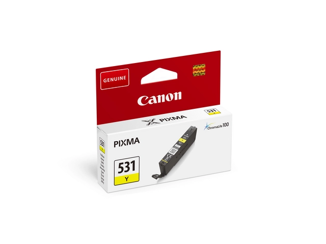 Een Cartouche d'encre Canon CLI-531 jaune koop je bij QuickOffice BV