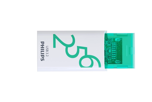 Een USB Stick Philips Click USB-C 256GB Spring Green koop je bij The Cartridge Company