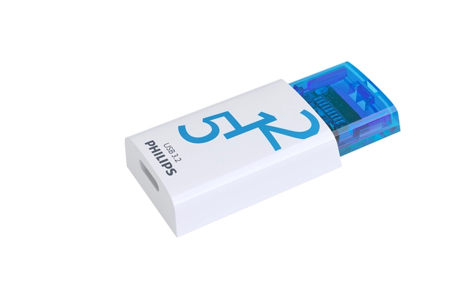 Een USB Stick Philips Click USB-C 512GB Ocean Blue koop je bij KantoorProfi België BV