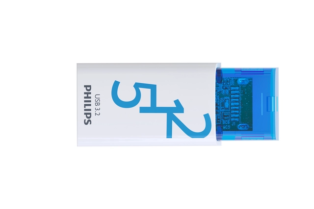 Buy your USB Stick Philips Click USB-C 512GB Ocean Blue at QuickOffice BV