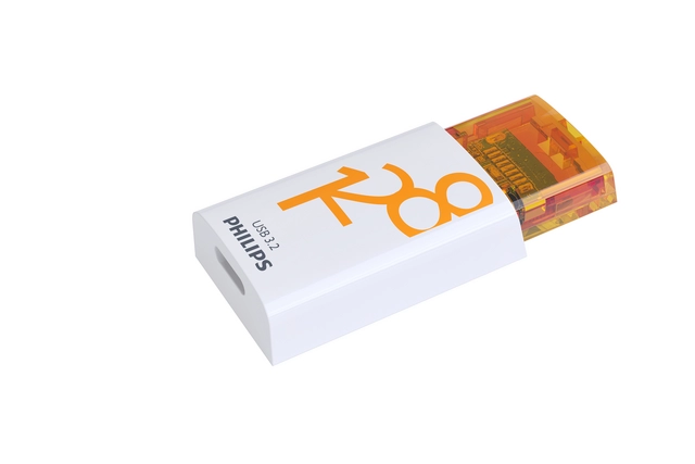 Een USB Stick Philips Click USB-C 128GB Sunrise Orange koop je bij The Cartridge Company