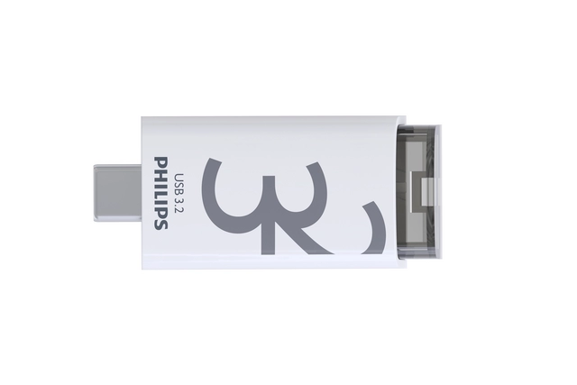 Een USB Stick Philips Click USB-C 32GB Shadow Grey koop je bij Goedkope Kantoorbenodigdheden