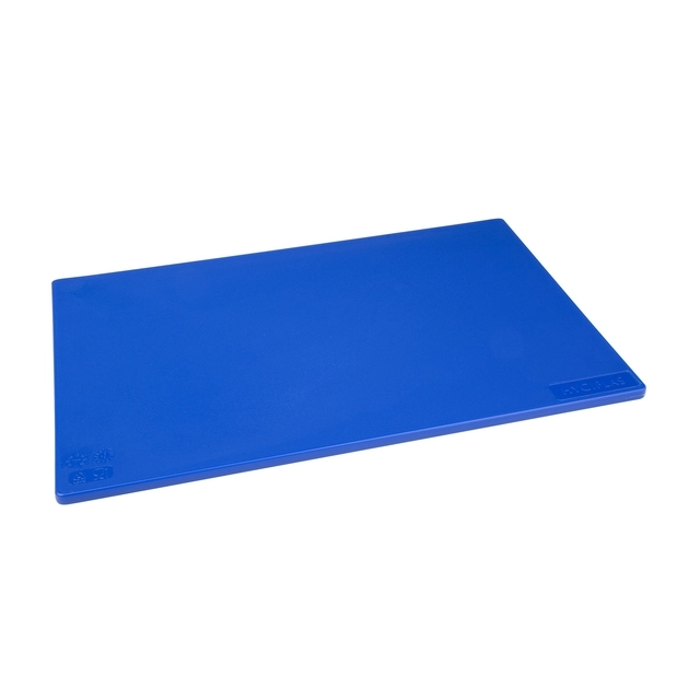 Een Snijplank Hygiplas LDPE 450x300x10 mm blauw koop je bij Goedkope Kantoorbenodigdheden