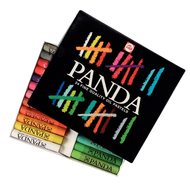 Een Pastel à l'huile Talens Panda set 24 couleurs koop je bij QuickOffice BV