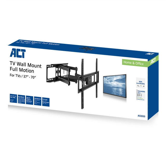 Een TV wandsteun ACT Full motion 37 tot 70 inch VESA koop je bij The Cartridge Company