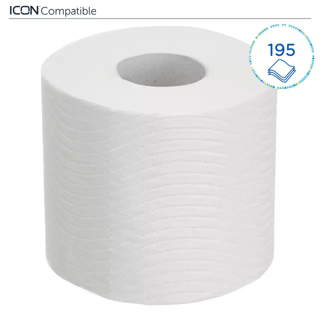 Een Toiletpapier Kleenex 3-laags 195vel wit 8459 koop je bij The Cartridge Company