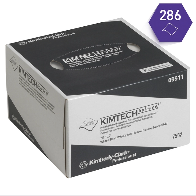 Een Reinigingsdoekjes KIMTECH SCIENCE 1-laags 30x286vel wit koop je bij MegaOffice