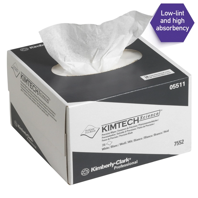 Reinigingsdoekjes KIMTECH SCIENCE 1-laags 30x286vel wit