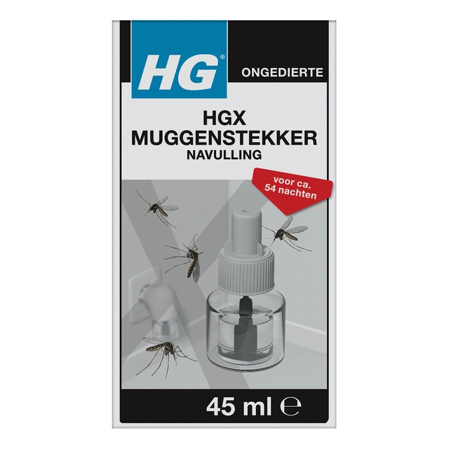 Een Muggenstekker HG HGX navulling 45ml koop je bij QuickOffice BV