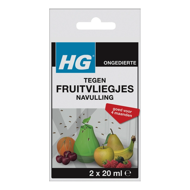 Een Fruitvliegjesval HG HGX navulling 2x20ml koop je bij QuickOffice BV