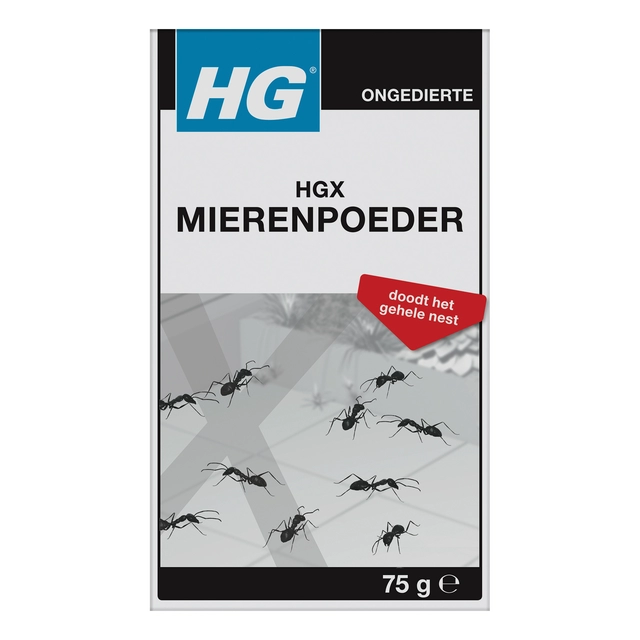 Een Mierenpoeder HG HGX buiten 75gram koop je bij NiceSupplies.nl