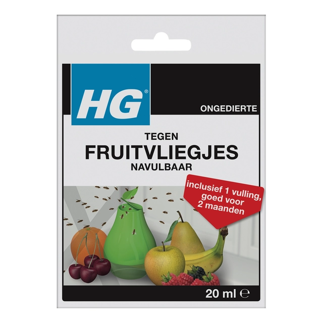 Een Fruitvliegjesval HG HGX met 1 navulling 20ml koop je bij QuickOffice BV