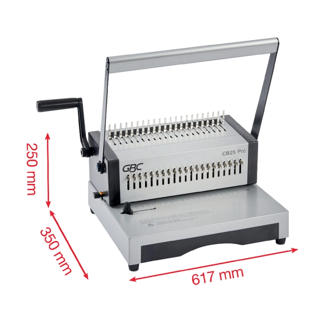 Een Inbindmachine GBC Combbind CB25 Pro koop je bij Klik Office BV