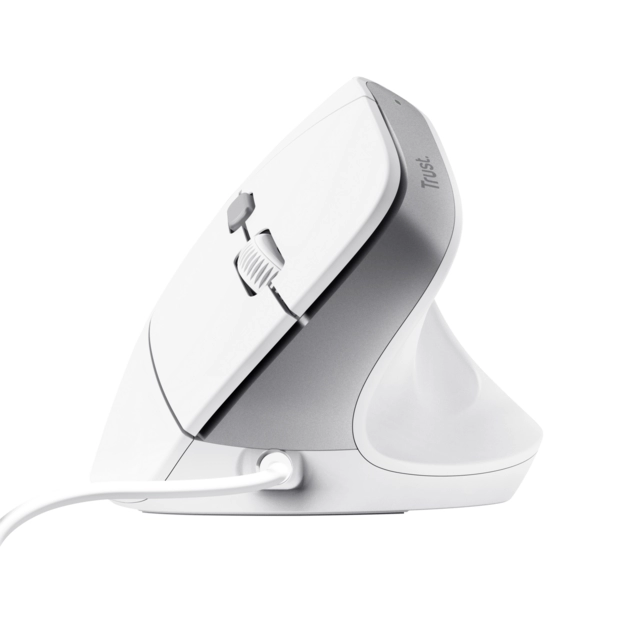 Een Souris ergonomique Trust BAYO II blanc koop je bij QuickOffice BV