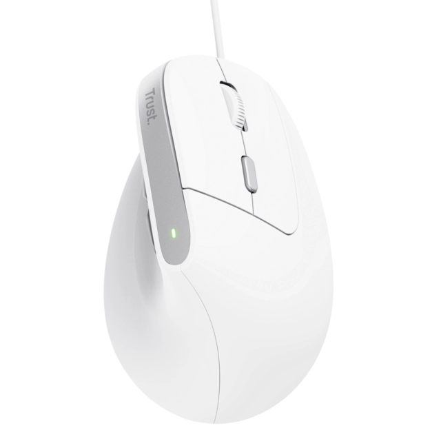 Een Souris ergonomique Trust BAYO II blanc koop je bij QuickOffice BV