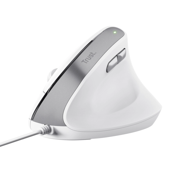 Een Souris ergonomique Trust BAYO II blanc koop je bij QuickOffice BV