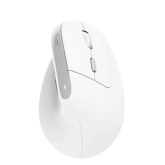 Een Souris ergonomique Trust BAYO II sans fil blanc koop je bij QuickOffice BV