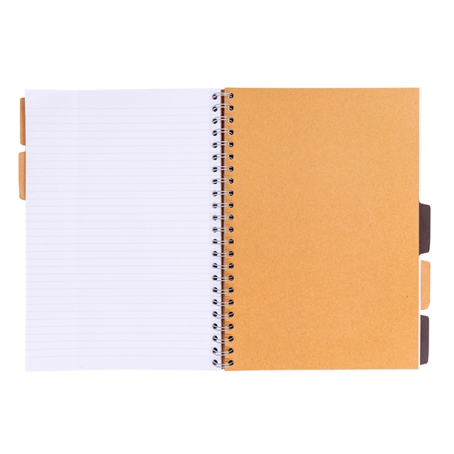 Buy your Projectboek Pukka Pad Kraft A4 lijn 5-tabs 200 pagina's 80gr at QuickOffice BV