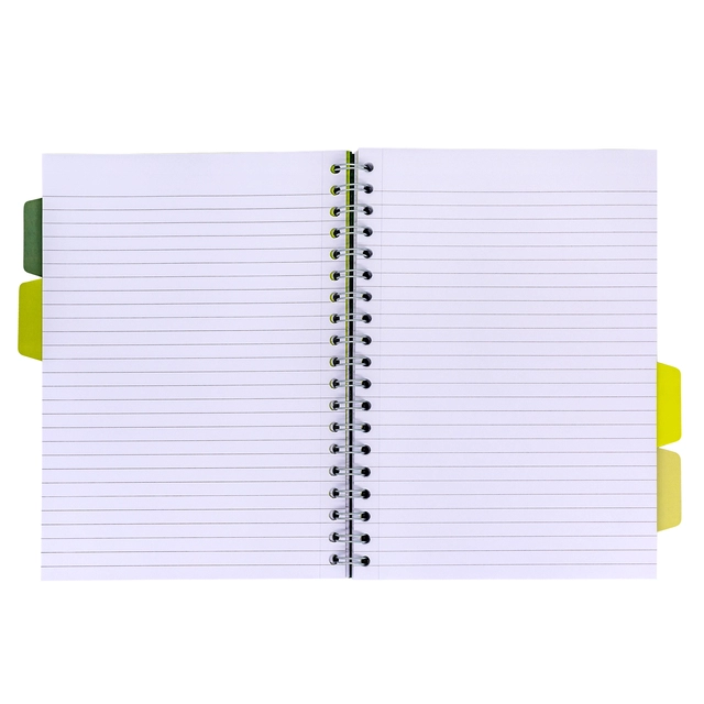 Buy your Projectboek Pukka Pad Recycled B5 lijn 4-tabs 200 pagina's 80gr groen at QuickOffice BV