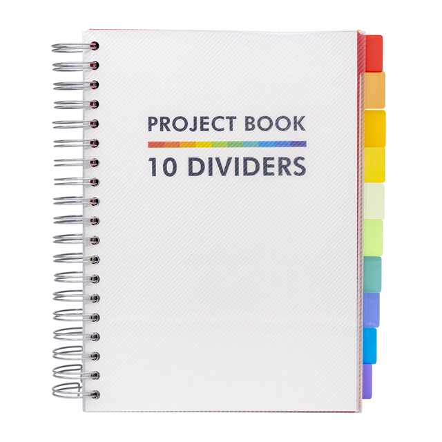 Buy your Projectboek Pukka Pad White B5 lijn 10-tabs 400 pagina's 80gr at QuickOffice BV