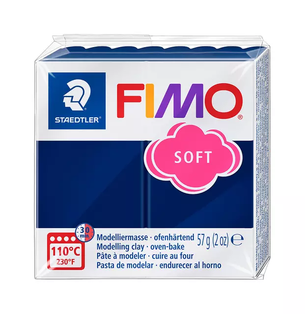 Een Boetseerklei Fimo soft 57 gram windsorblauw koop je bij QuickOffice BV