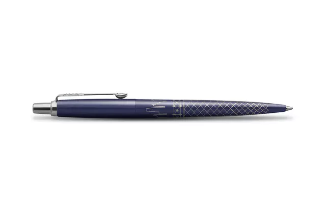 Een Balpen Parker Jotter special edition Sydney blue CT medium koop je bij Goedkope Kantoorbenodigdheden