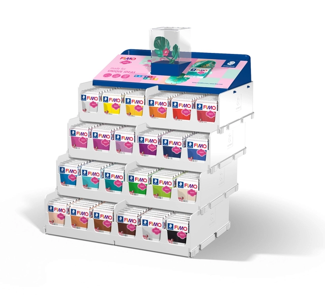 Buy your Boetseerklei Fimo soft 57gram display à 288 stuks assorti at QuickOffice BV