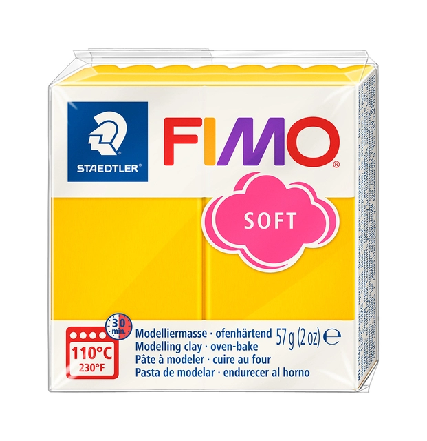 Een Boetseerklei Fimo soft 57 gram zonnegeel koop je bij KantoorProfi België BV