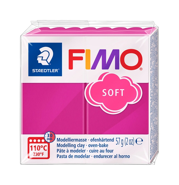 Een Boetseerklei Fimo soft 57 gram framboos koop je bij Alles voor uw kantoor