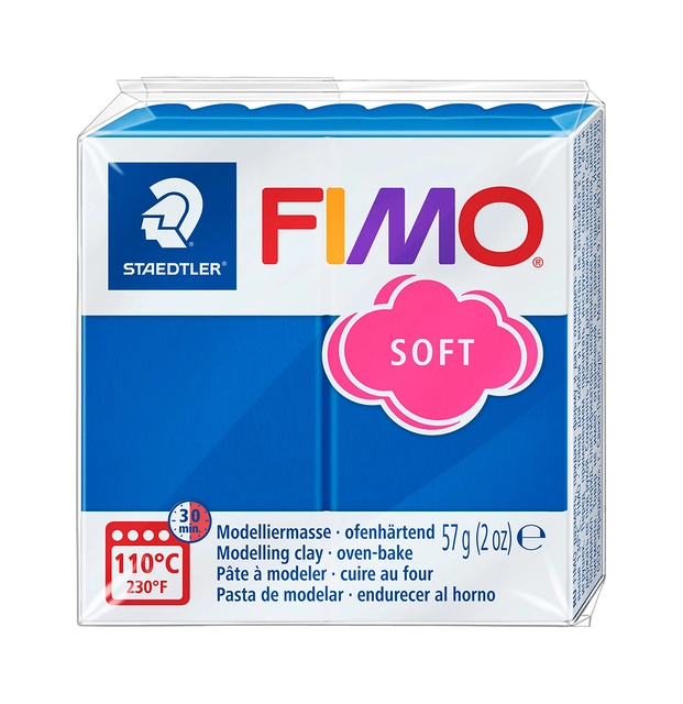 Een Boetseerklei Fimo soft 57 gram pacificblauw koop je bij Klik Office BV