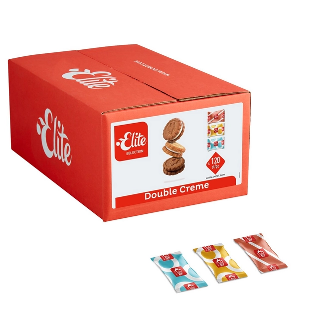 Een Biscuit elite Selection Double Crème mix 120 pièces koop je bij QuickOffice BV