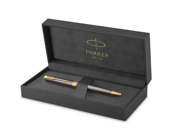 Een Balpen Parker Sonnet Grey Collection GT medium koop je bij Tonerinktshop