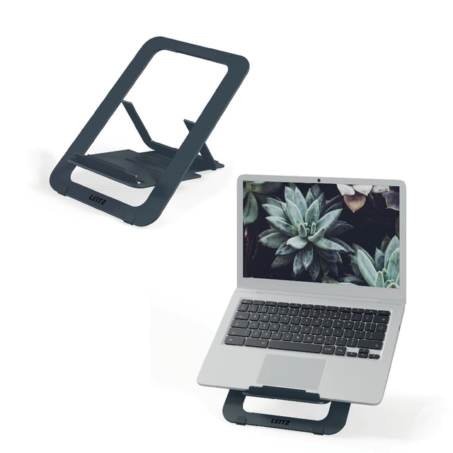 Een Laptopstandaard Leitz Ergo Aluminium plat verstelbaar koop je bij Klik Office BV