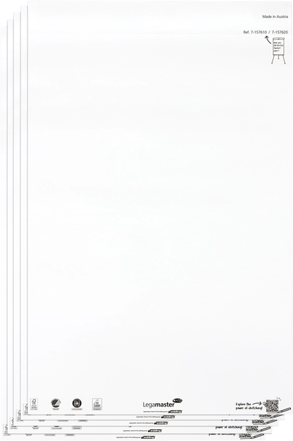 Flipoverpapier Legamaster SKETCH ECO blanco 5x 20 vellen