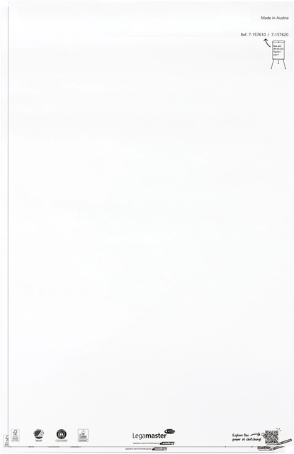 Buy your Flipoverpapier Legamaster SKETCH ECO blanco 2x 50 vellen at QuickOffice BV