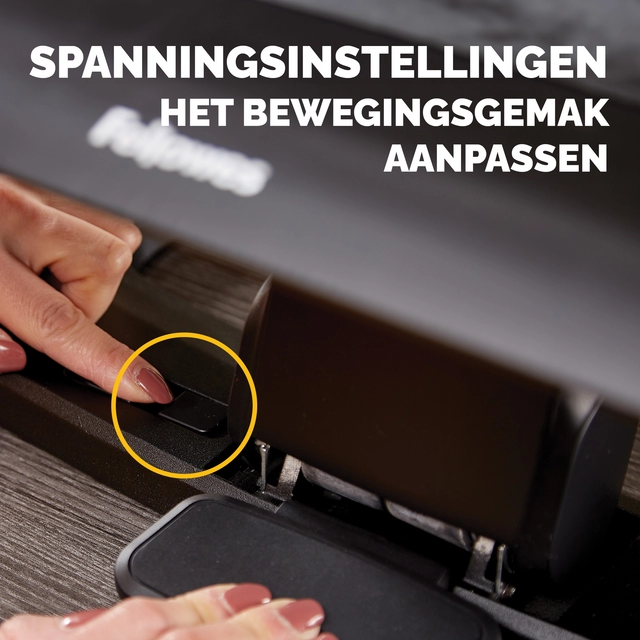 Een Voetensteun Fellowes Hana LT zwart koop je bij EconOffice