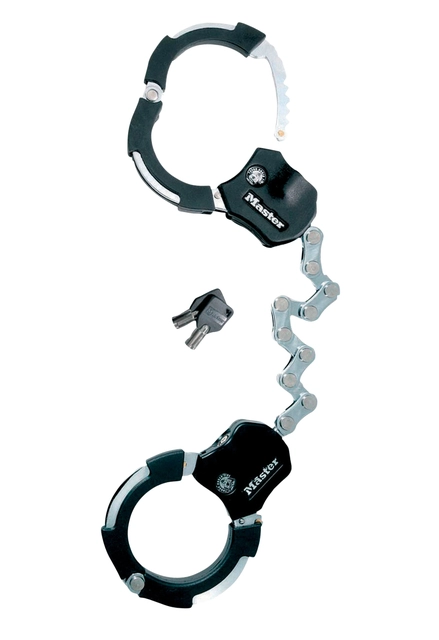 Een Handboeisloten Masterlock Street Cuff 55 cm zwart koop je bij EconOffice