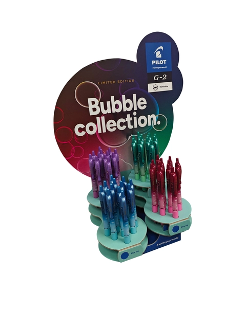 Een Gelschrijver PILOT G-2 Bubble assorti medium blauwschrijvend koop je bij Holzem Kantoorefficiency