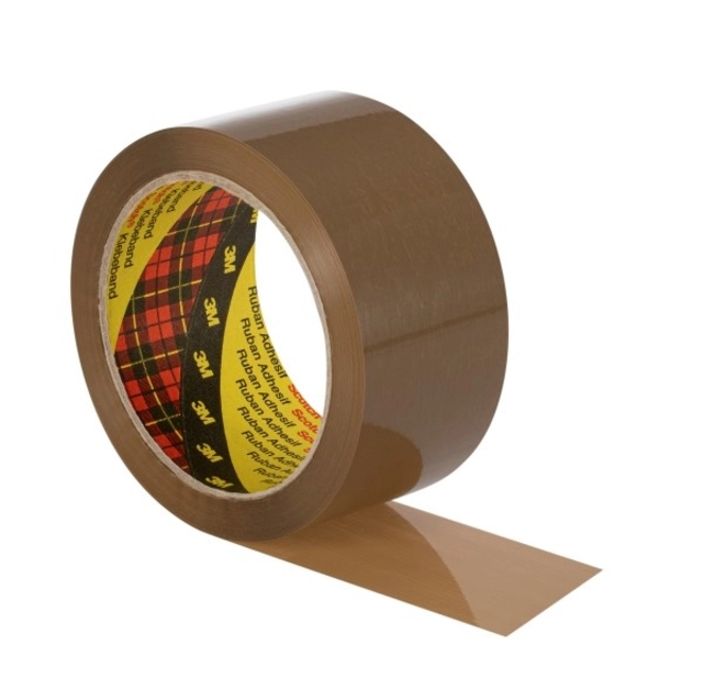 Een Verpakkingstape Scotch 371 48mmx66m bruin PP koop je bij The Cartridge Company